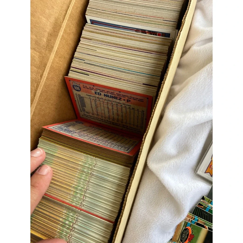 Vintage Baseball Card Lot 1980s 1990s Topps Stadium‎ Club Upper Deck Estate Find